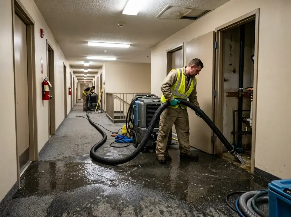 multi-unit-apartment-hallway-f-005 — frequently asked questions, Emergency Burst Pipe Water Extraction & Removal in Huguley,…